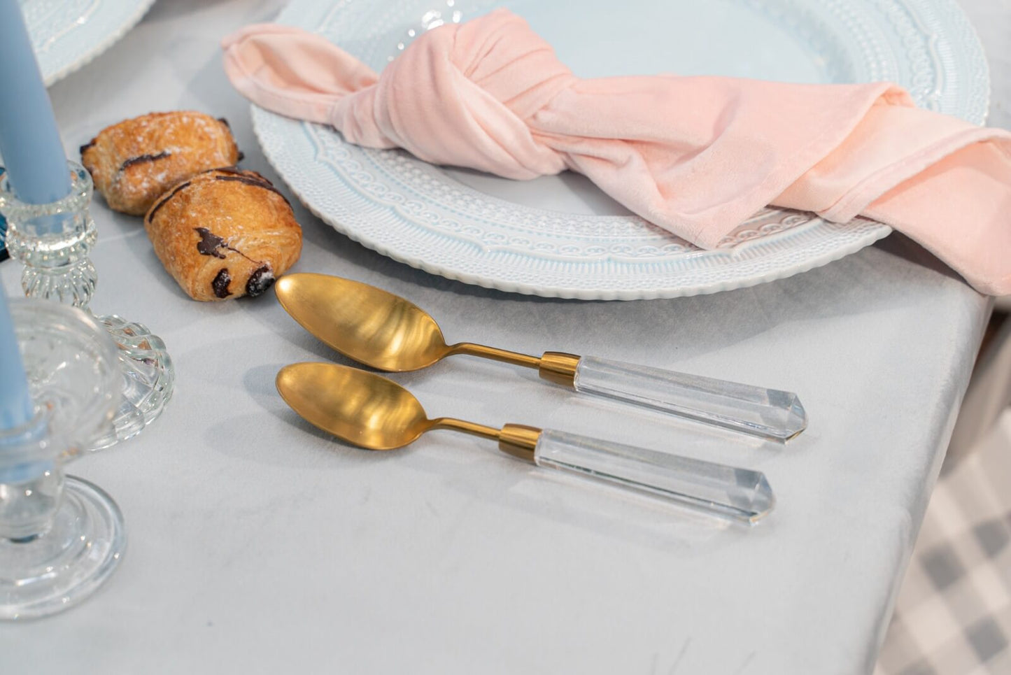 Gold Cutlery set renting in Mississauga