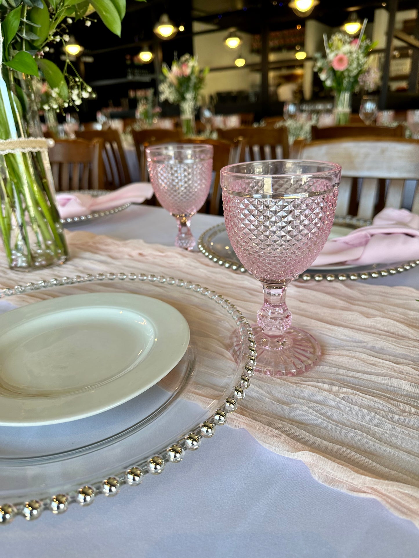Ivory Cheesecloth table runner rent in Vaughan