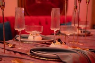 wedding bridal shower Glass rental in toronto Vaughan rent champagne glass