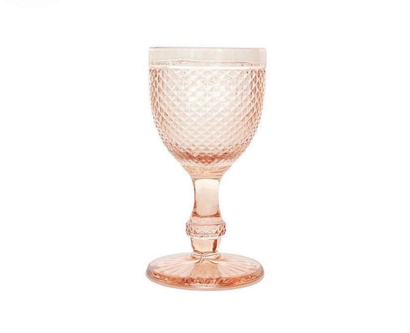 Peach stud goblet rental in vaughan Mississauga toronto for weddings, bridal shower and special events