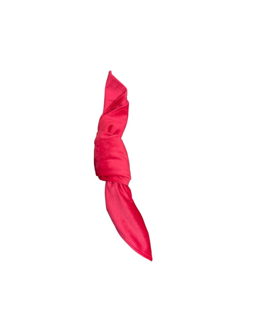 Lava Pink Velvet Napkin