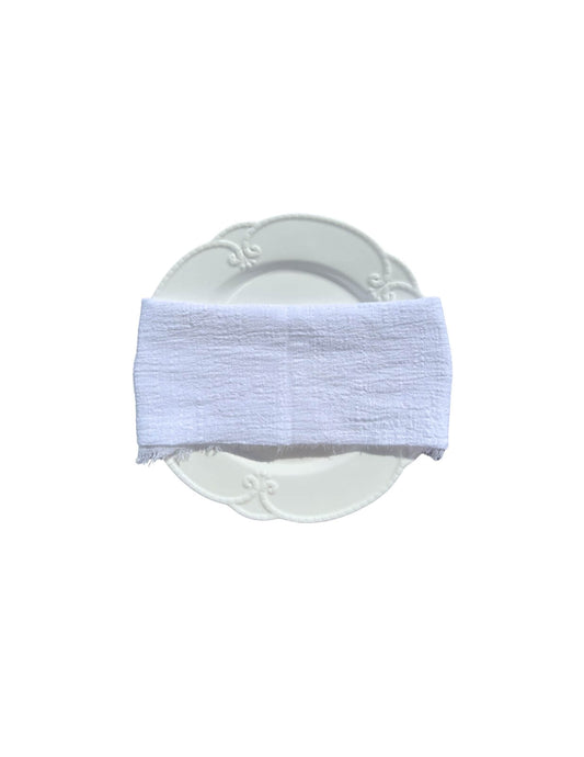 White Cheesecloth Napkin