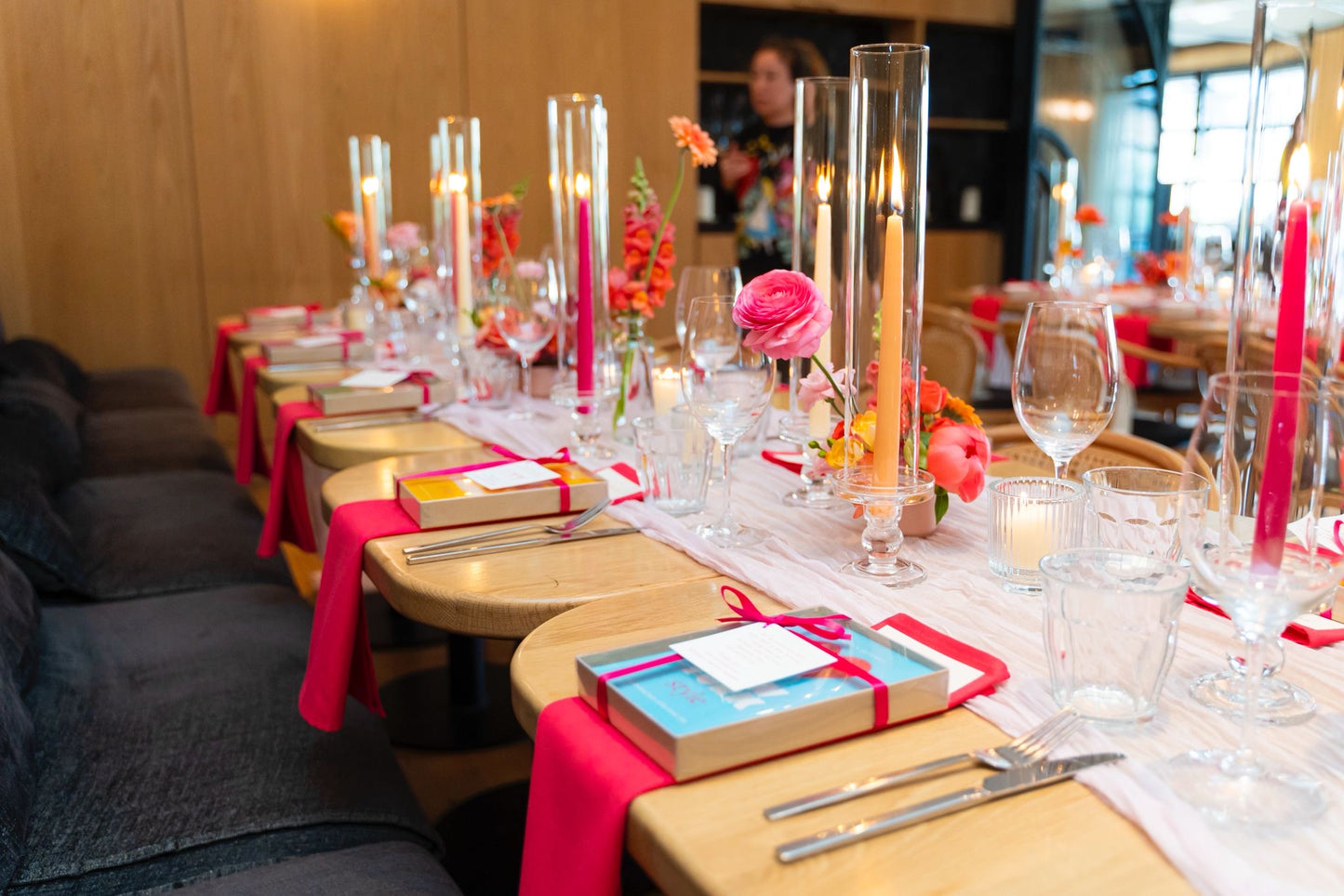Hot Pink Linen Cotton Napkin