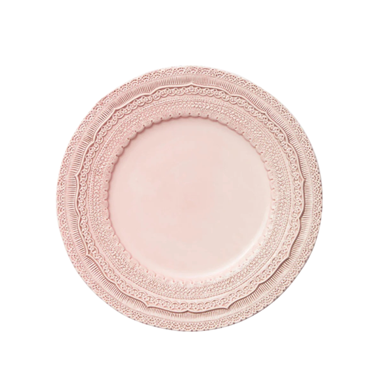 Diana Blush Pink Porcelain Charger Plate