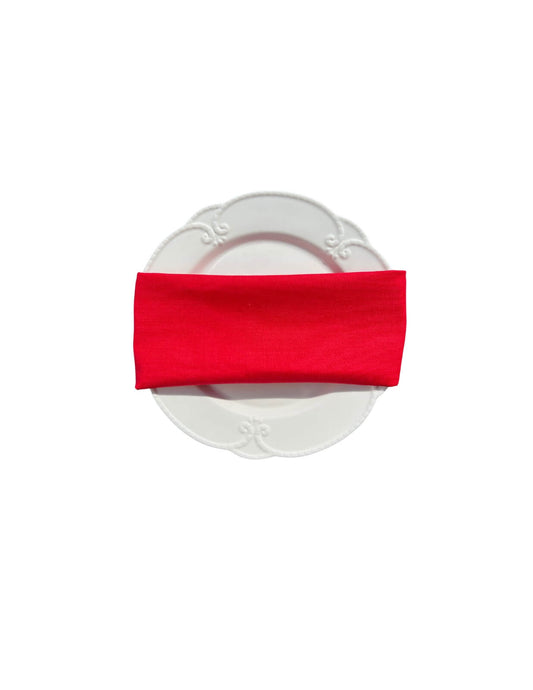 Red Linen Cotton Napkin