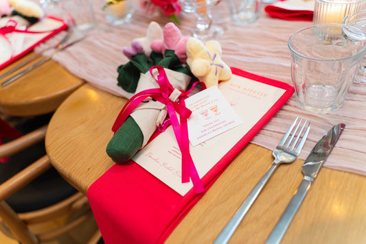 Hot Pink Linen Cotton Napkin