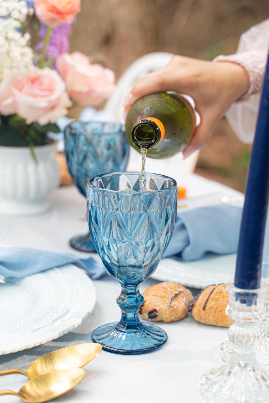 Blue Diamond Goblet