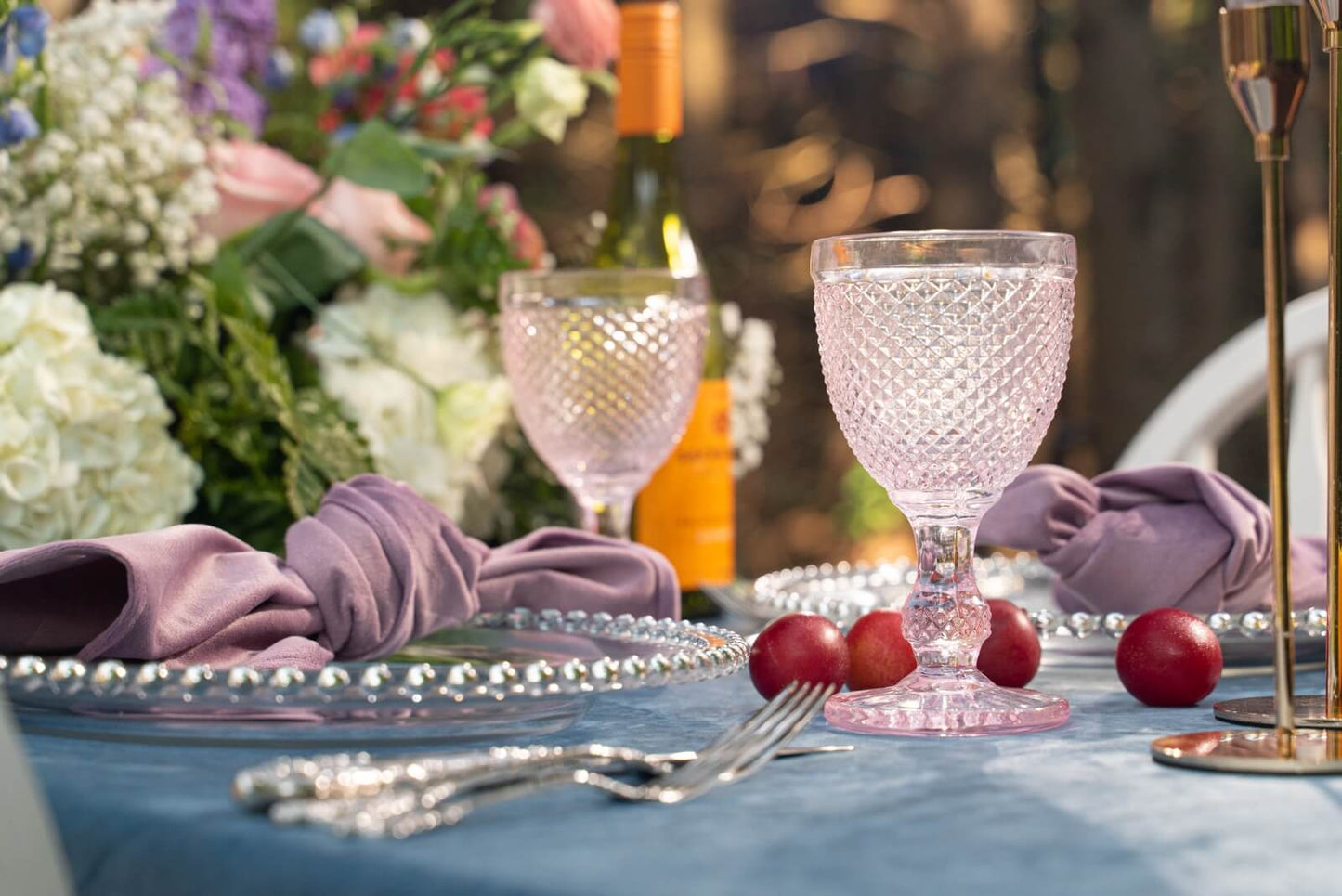 Pink Stud Goblet