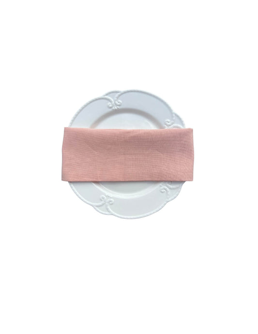 Blush pink linen cotton napkin rent in Toronto for wedding