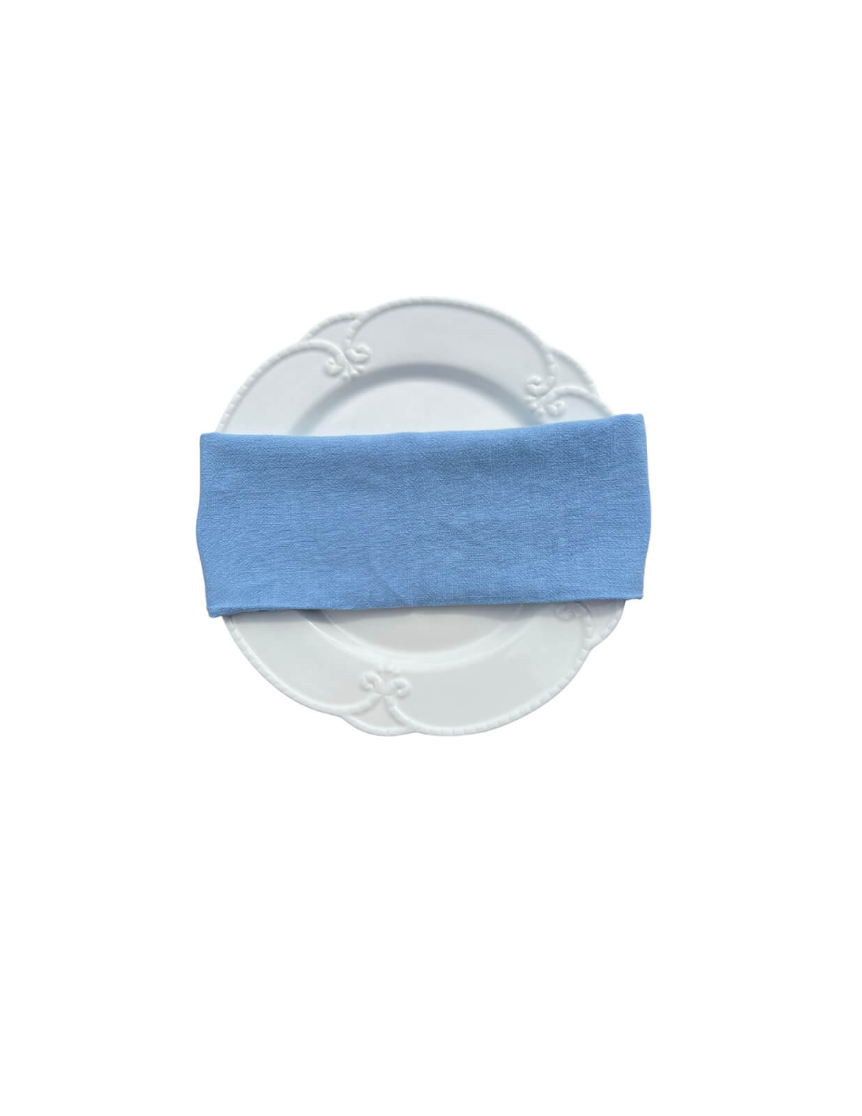 Blue Linen Cotton Napkin Rent in Vaughan for any events