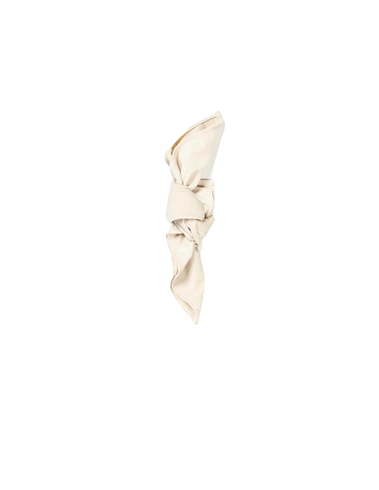 Bone& Natural color velvet napkin rent in Vaughan for wedding