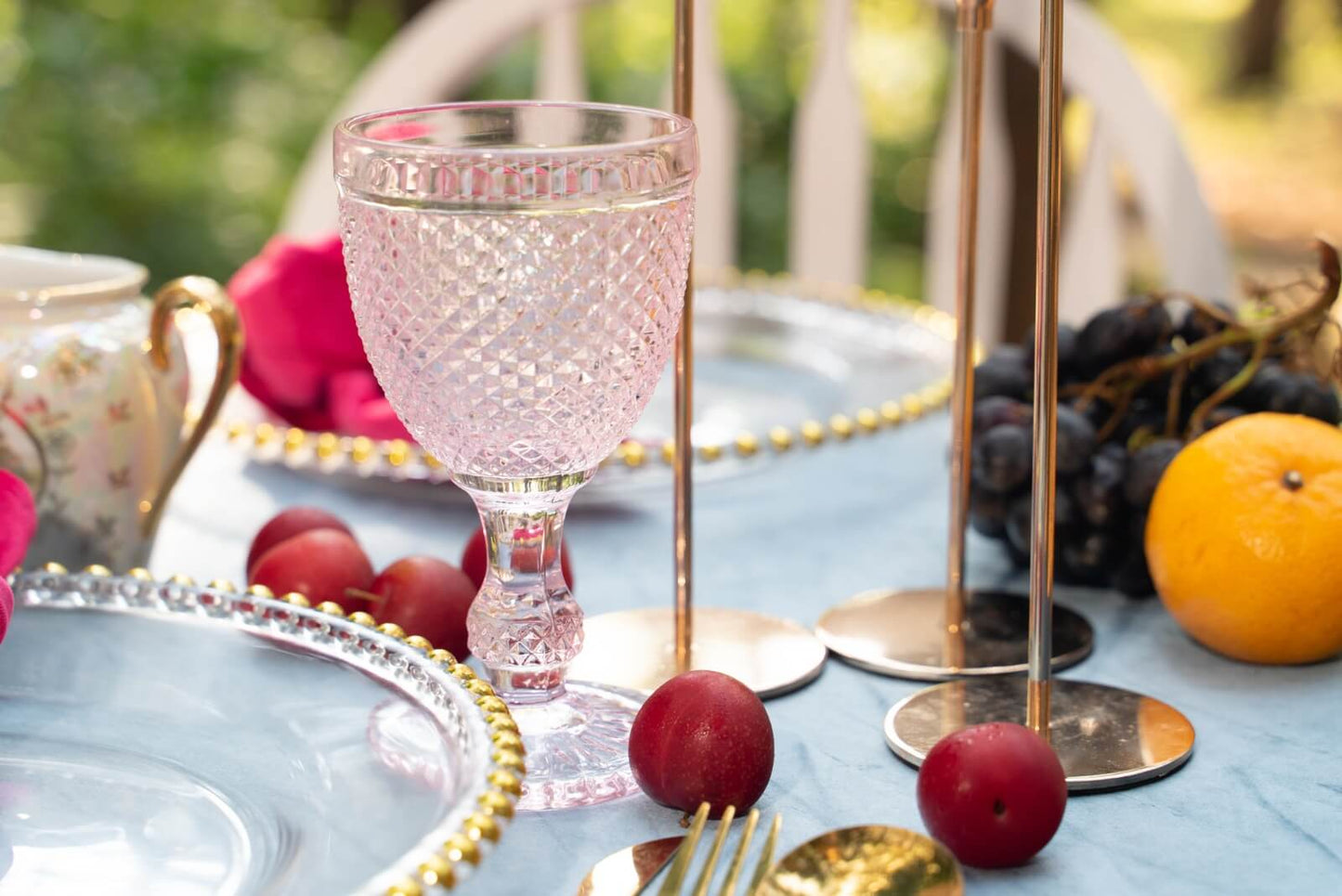 Pink Goblet for bridal shower in Vaughan