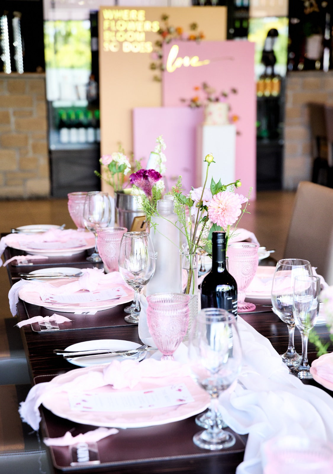 Pink porcelain plate rent in vaughan
