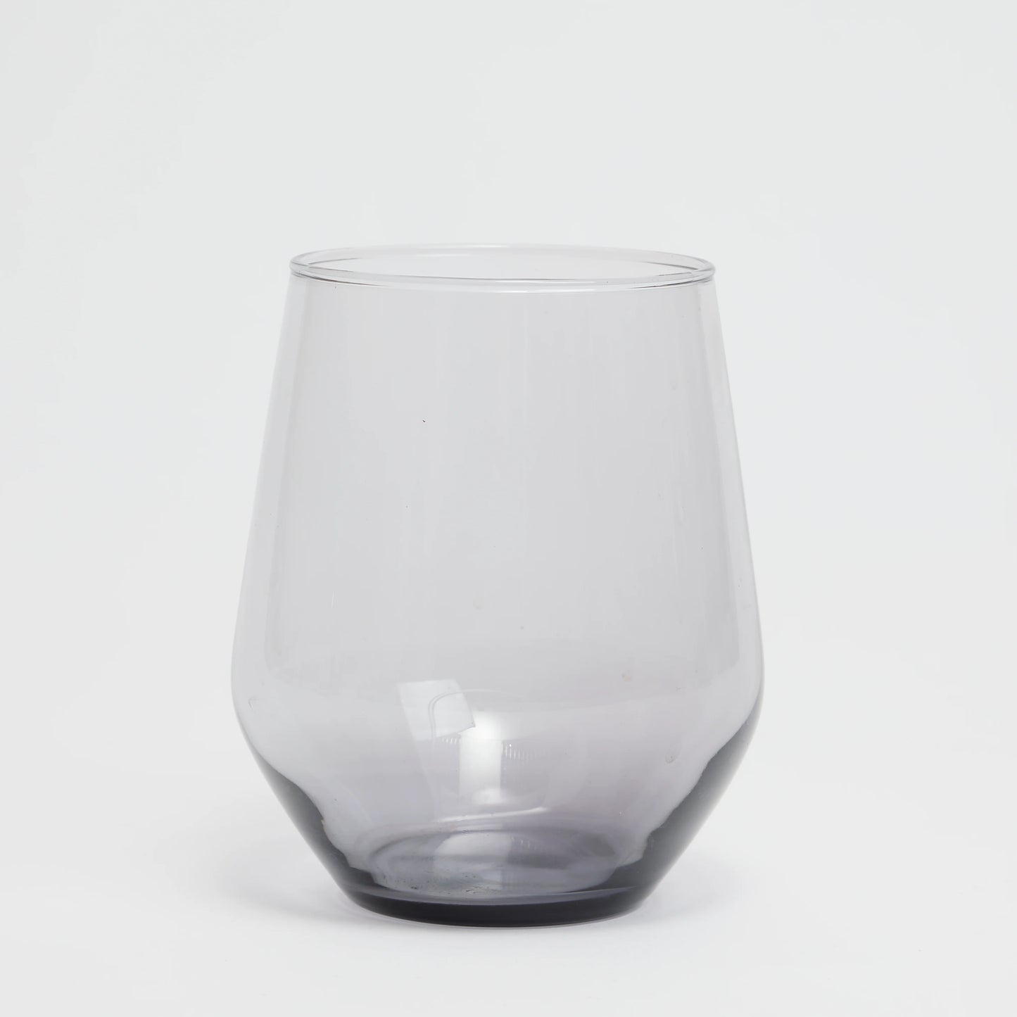 Smokey black or smokey blue water glass rent in Vaughan for special event