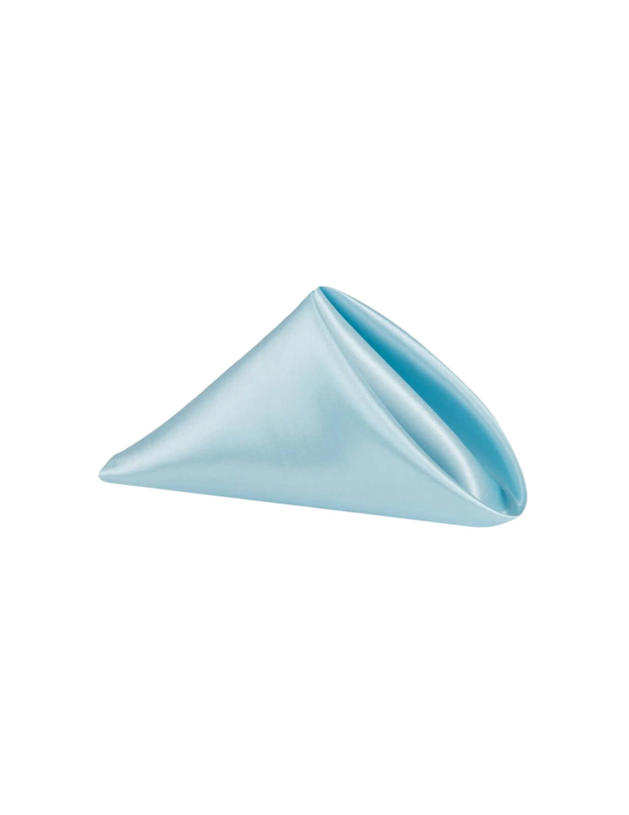 baby blue satin napkin rental for baby shower in Toronto 