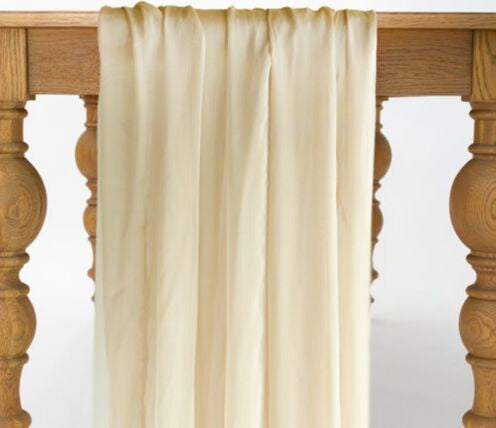 Ivory or beige table runner rent in Toronto for any special event